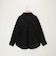 《セットアップ対応》グロッシーデニムライクシャツジャケット