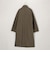 メルトンスタンドカラーロングコート