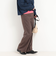 グレンチェックセンタープレスパンツ