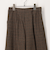 グレンチェックセンタープレスパンツ