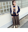 フェイクファー切替ジレ