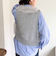 フェイクファー切替ジレ