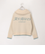 配色バックロゴZIPカーディガン