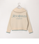 配色バックロゴZIPカーディガン