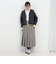 配色バックロゴZIPカーディガン