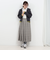 配色バックロゴZIPカーディガン