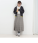 配色バックロゴZIPカーディガン
