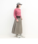 ラメ混スウェットライクプルオーバーニット
