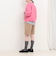 ヤクライククルーネックショート丈プルオーバーニット