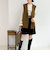 つぶつぶツイードテーラードジレ