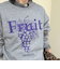 【FRUIT OF THE LOOM】FTL 25FW PRINT SWEAT3　裏起毛プリントスウェット