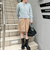 裏起毛サキソニータックハーフパンツ