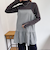 チェック柄レイヤードキャミワンピース