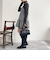チェック柄レイヤードキャミワンピース