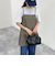 チェック柄レイヤードキャミワンピース
