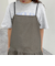チェック柄レイヤードキャミワンピース