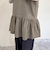 チェック柄レイヤードキャミワンピース