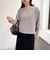 ラメモールクルーネックプルオーバーカットソー