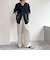 メッシュ切替シャツ