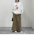 マルチファブリック タイトスカート