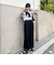 マルチファブリック タイトスカート