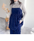 《セットアップ対応》ベロアドット刺繍キャミブラウス