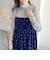 《セットアップ対応》ベロアドット刺繍キャミブラウス