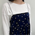 《セットアップ対応》ベロアドット刺繍キャミブラウス