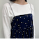 《セットアップ対応》ベロアドット刺繍キャミブラウス