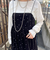 《セットアップ対応》ベロアドット刺繍キャミブラウス