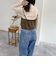 ヘリンボーンキャミビスチェ