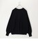 スウェットライクロゴプルオーバーニット