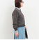 フェザークルーネックカーディガン