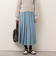 フェイクスウェードプリーツスカート