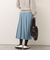 フェイクスウェードプリーツスカート