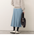 フェイクスウェードプリーツスカート