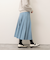 フェイクスウェードプリーツスカート