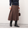 フェイクスウェードプリーツスカート