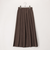 フェイクスウェードプリーツスカート