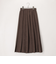 フェイクスウェードプリーツスカート