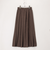 フェイクスウェードプリーツスカート