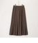 フェイクスウェードプリーツスカート