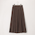 フェイクスウェードプリーツスカート