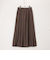 フェイクスウェードプリーツスカート