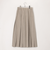 フェイクスウェードプリーツスカート