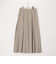 フェイクスウェードプリーツスカート