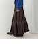 プリーツティアードスカート
