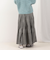 プリーツティアードスカート