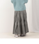 プリーツティアードスカート