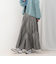プリーツティアードスカート